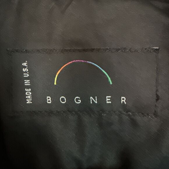 Bogner Ski Coat ?Vintage Women's Size 16 MADE IN USA Black EUC Many snaps/zip - Picture 3 of 14